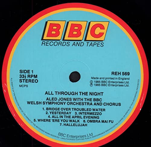 Aled Jones - All Through The Night - Used Vinyl Record image 3