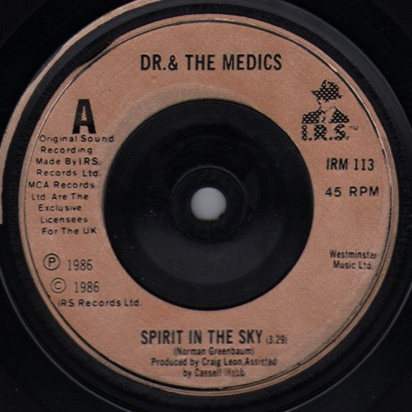 Doctor & The Medics - Spirit In The Sky - Used Vinyl Record 7" image 7