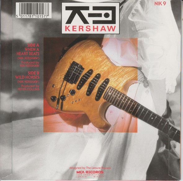 Nik Kershaw - When A Heart Beats - Used Vinyl Record 7" image 6