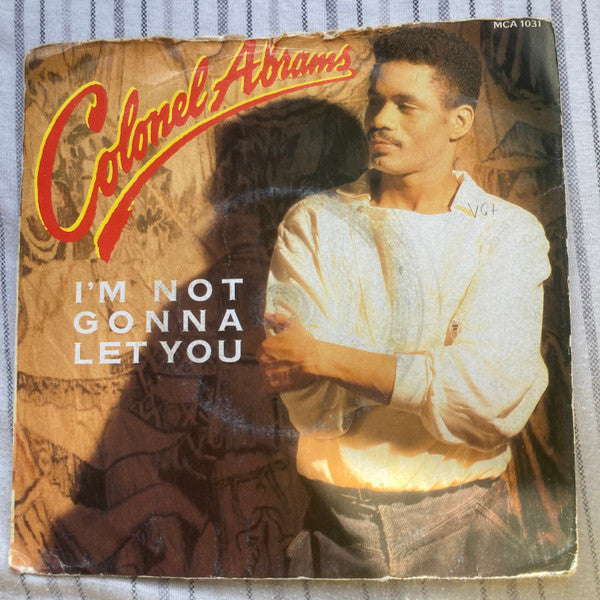 Colonel Abrams - I'm Not Gonna Let You - Used Vinyl Record 7" image 5