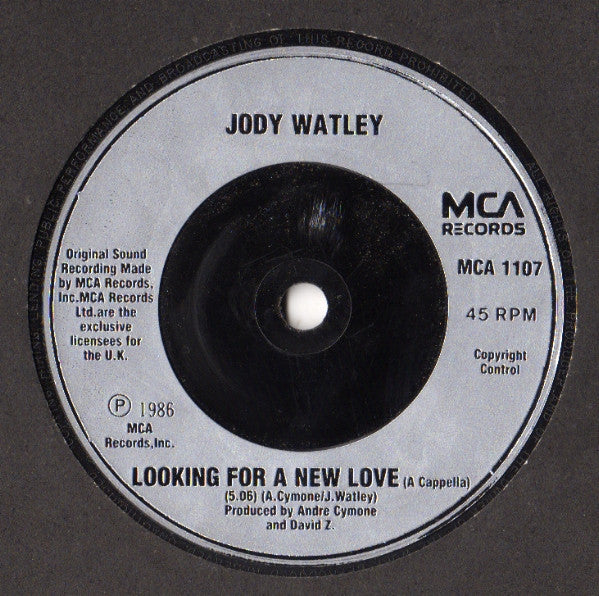 Jody Watley - Looking For A New Love - Used Vinyl Record 7" image 4