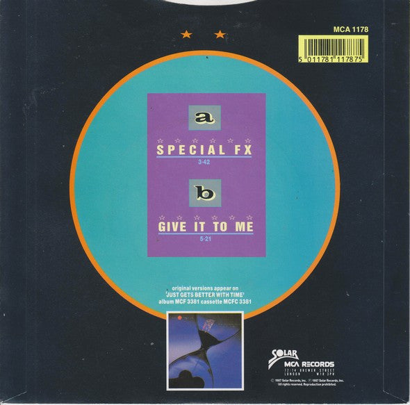 Whispers - Special F X - Used Vinyl Record 7" image 2