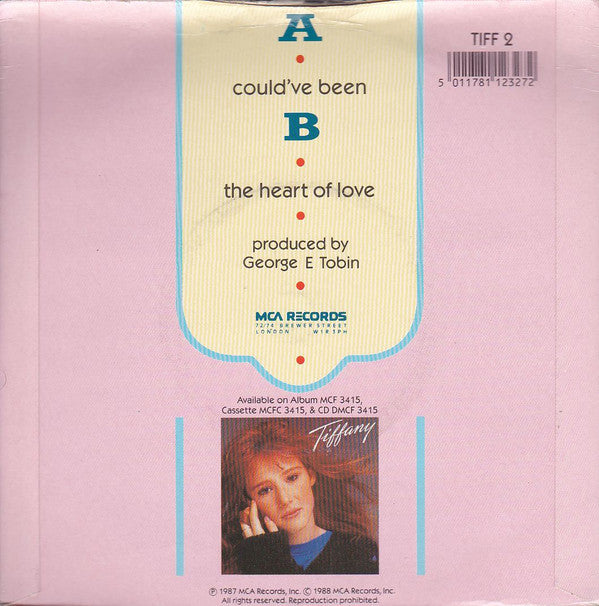 Tiffany - Could've Been - Used Vinyl Record 7" image 6