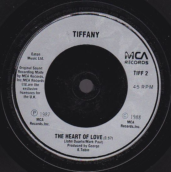 Tiffany - Could've Been - Used Vinyl Record 7" image 8