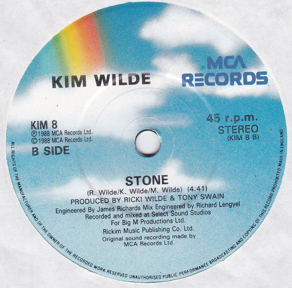 Kim Wilde - You Came - Used Vinyl Record 7" image 4