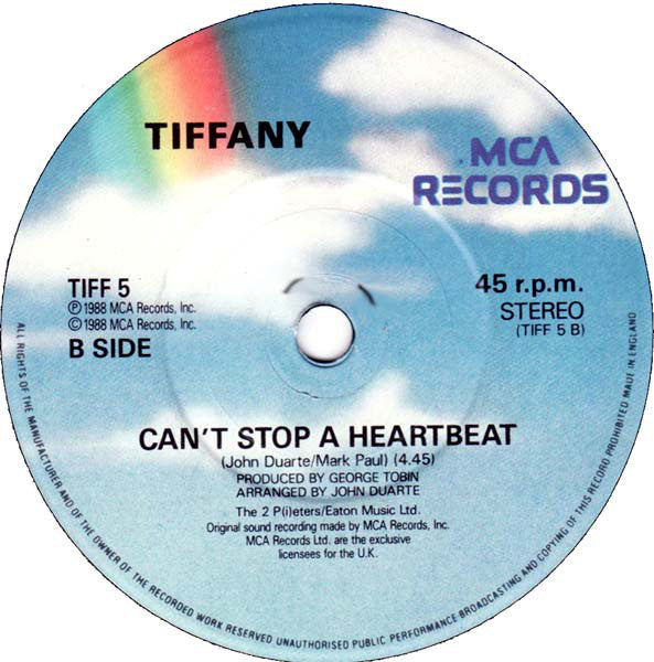 Tiffany - Radio Romance - Used Vinyl Record 7" image 8