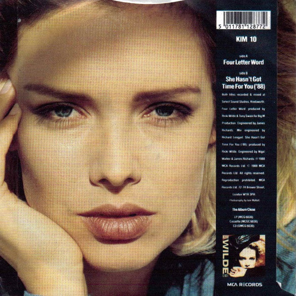 Kim Wilde - Four Letter Word - Used Vinyl Record 7" image 6
