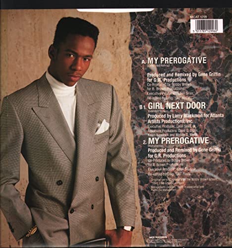 Bobby Brown - My Prerogative (Extended Remix) - Used Vinyl Record 12" image 2