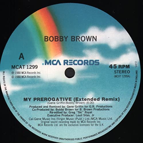 Bobby Brown - My Prerogative (Extended Remix) - Used Vinyl Record 12" image 3