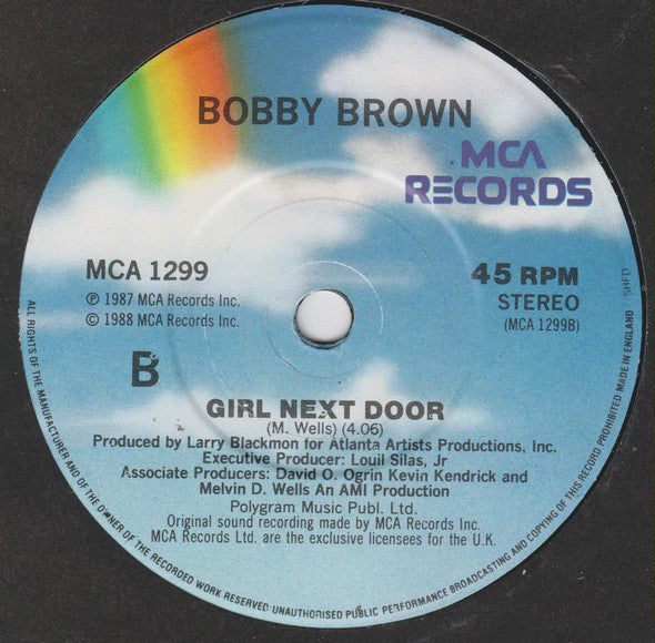 Bobby Brown - My Prerogative - Used Vinyl Record 7" image 4