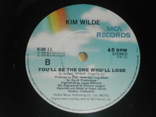 Kim Wilde - Love In The Natural Way - Used Vinyl Record 7" image 4
