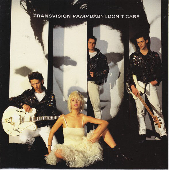Transvision Vamp - Baby I Don't Care - Used Vinyl Record 7" image 1