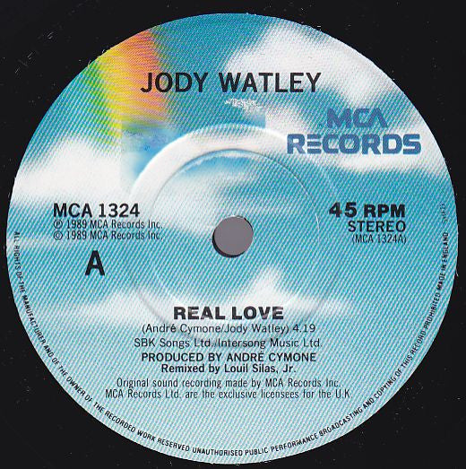 Jody Watley - Real Love - Used Vinyl Record 7" image 7