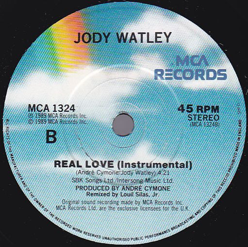 Jody Watley - Real Love - Used Vinyl Record 7" image 8