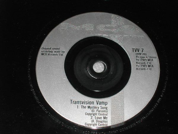 Transvision Vamp - Only One - Used Vinyl Record 7" image 8