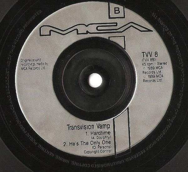 Transvision Vamp - Landslide Of Love - Used Vinyl Record 7" image 8