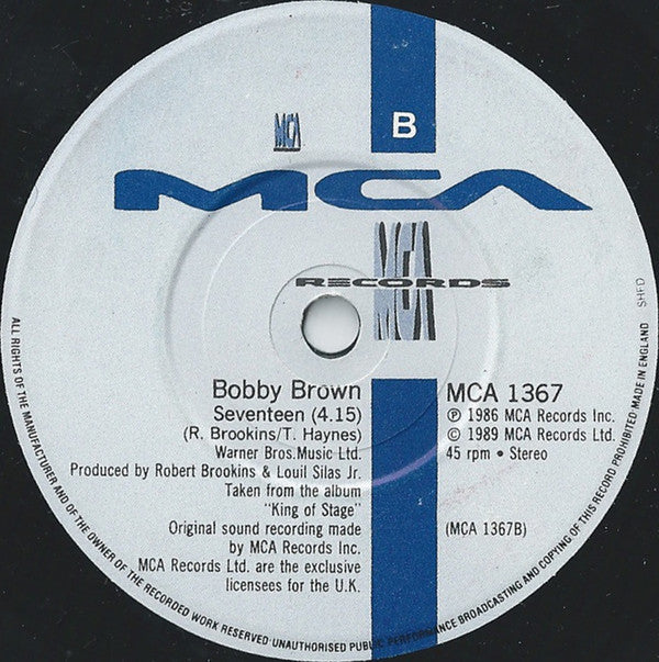 Bobby Brown - Rock Wit'Cha - Used Vinyl Record 7" image 8