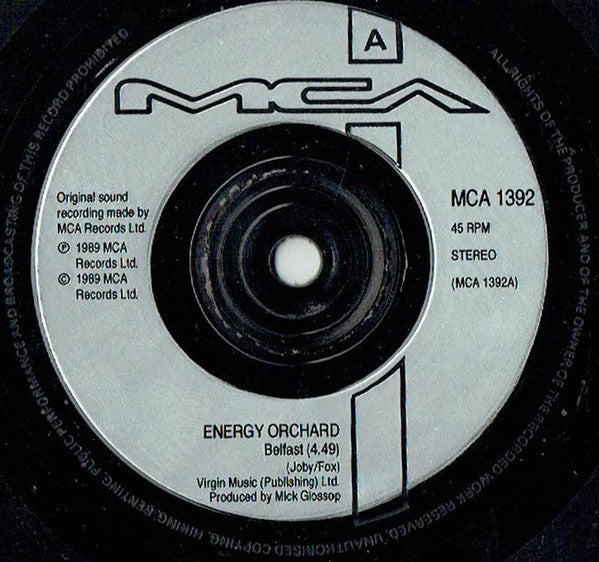 Energy Orchard - Belfast - Used Vinyl Record 7" image 3