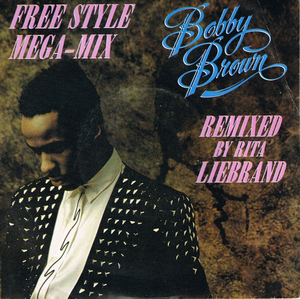 Bobby Brown - Free Style Mega-Mix - Used Vinyl Record 7" image 5