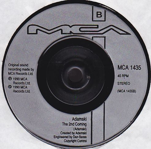 Adamski - Space Jungle - Used Vinyl Record 7" image 4