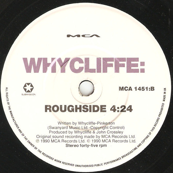 Whycliffe - Lovespeakup - Used Vinyl Record 7" image 4