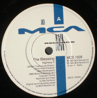 Blessing - Highway 5 - Used Vinyl Record 7" image 7