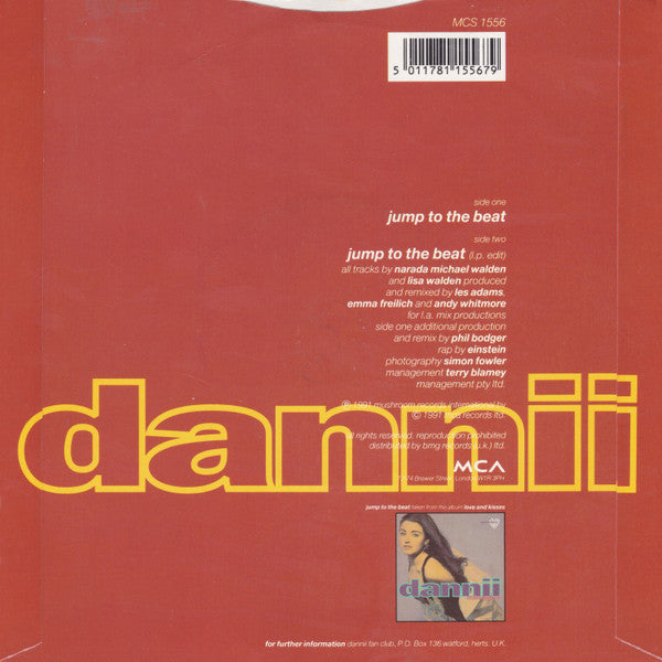 Dannii Minogue - Jump To The Beat - Used Vinyl Record 7" image 2