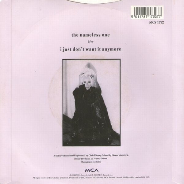 Wendy James - Nameless One - Used Vinyl Record 7" image 2