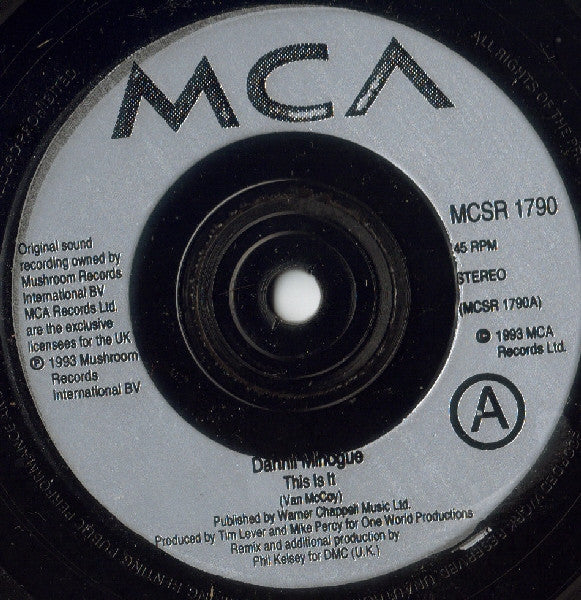 Dannii Minogue - This Is It - Used Vinyl Record 7" image 3