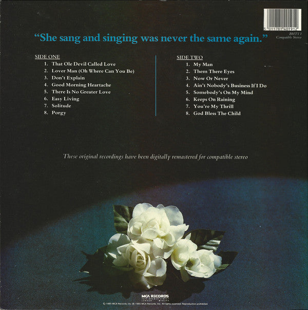 Billie Holiday - Legend Of - Used Vinyl Record image 2