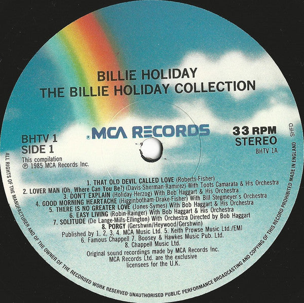 Billie Holiday - Legend Of - Used Vinyl Record image 3