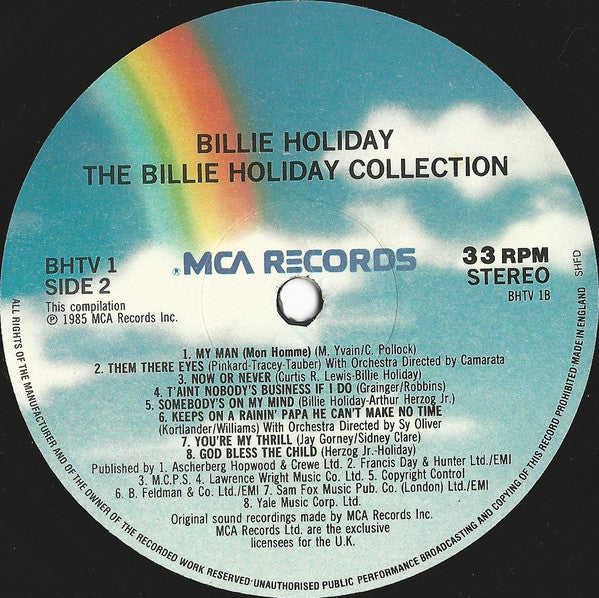 Billie Holiday - Legend Of - Used Vinyl Record image 4
