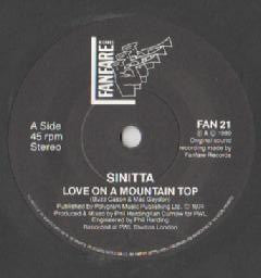 Sinitta - Love On A Mountain Top - Used Vinyl Record 7" image 7