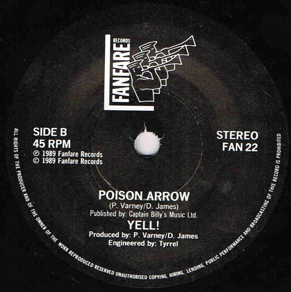 Yell! - Instant Replay - Used Vinyl Record 7" image 4