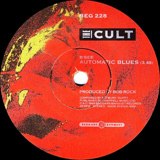 Cult - Fire Woman - Used Vinyl Record 7" image 4