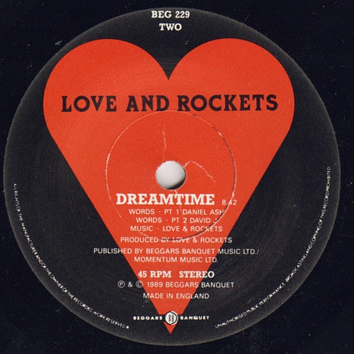 Love And Rockets - So Alive - Used Vinyl Record 7" image 4