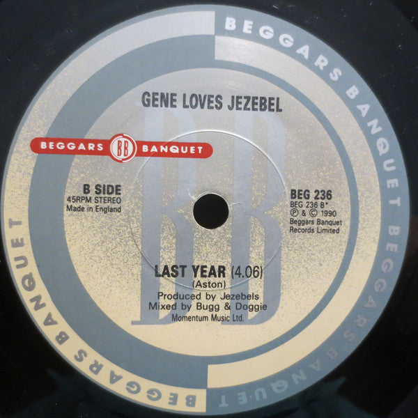 Gene Loves Jezebel - Jealous - Used Vinyl Record 7" image 4