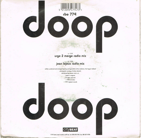 Doop - Used Vinyl Record 7" image 2