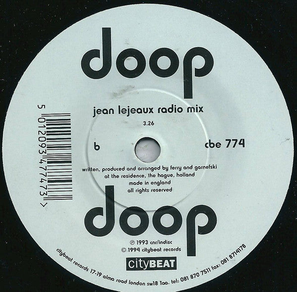 Doop - Used Vinyl Record 7" image 4