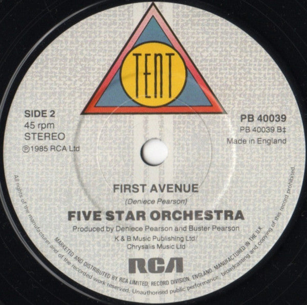 Five Star - All Fall Down - Used Vinyl Record 7" image 4