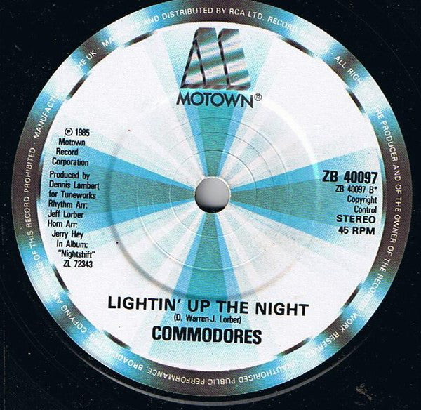 Commodores - Animal Instinct - Used Vinyl Record 7" image 4