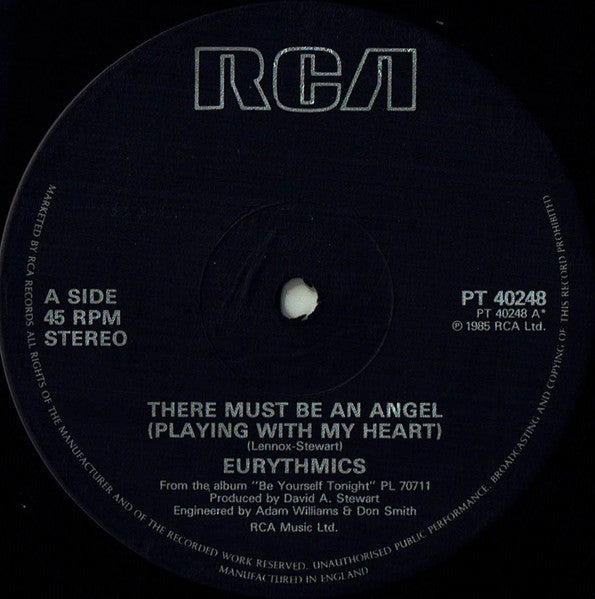 Eurythmics - re Must Be An Angel (Playing With My Heart) (Special Dan image 3