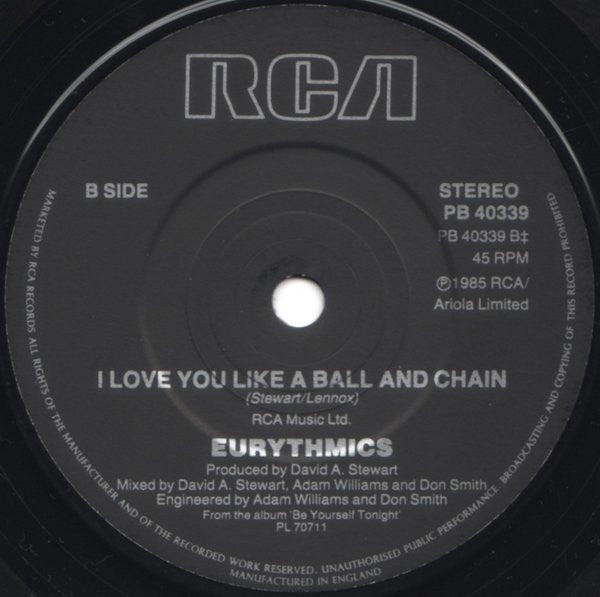 Eurythmics - Sisters Are Doin' It For Themselves - Used Vinyl Record image 8