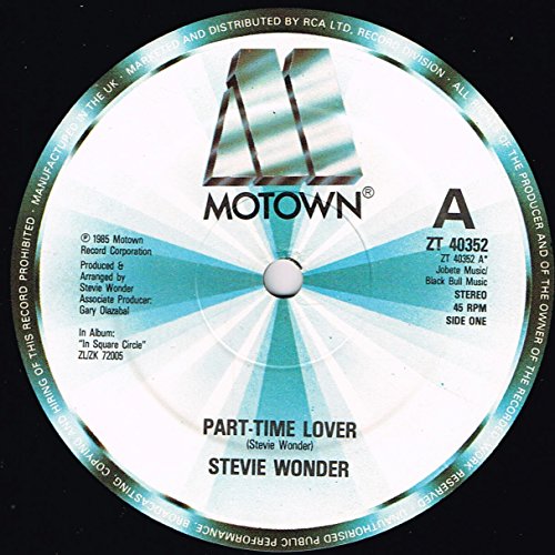 Stevie Wonder - Part-Time Lover - Used Vinyl Record 7" image 3