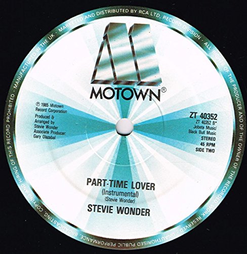 Stevie Wonder - Part-Time Lover - Used Vinyl Record 7" image 4