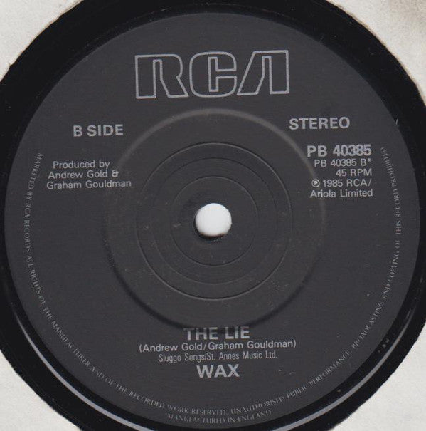 Wax - Ball And Chain - Used Vinyl Record 7" image 4