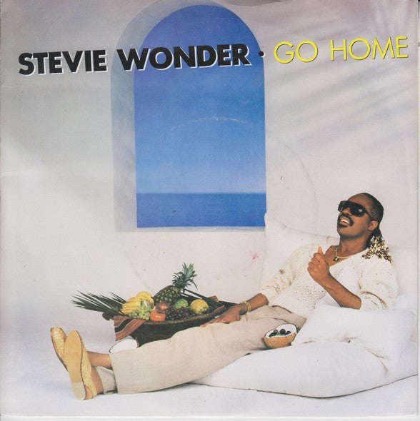 Stevie Wonder - Go Home - Used Vinyl Record 7" image 5