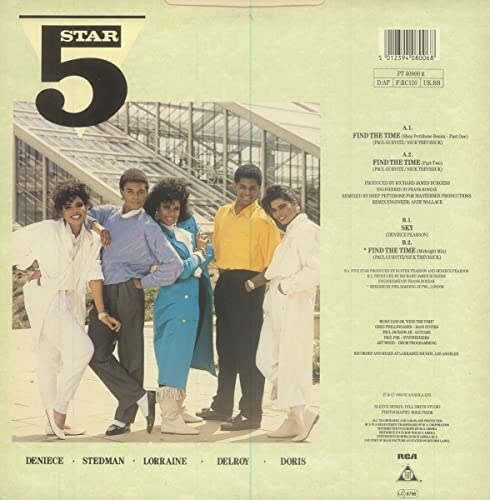 Five Star - Find The Time - Used Vinyl Record 12" image 2