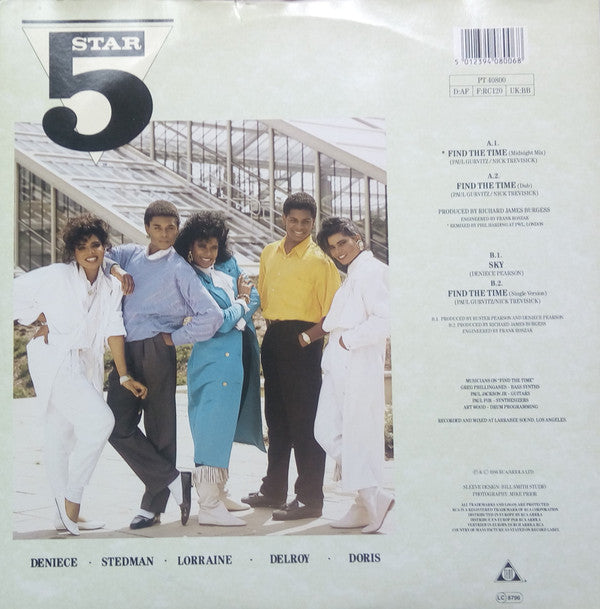 Five Star - Find The Time - Used Vinyl Record 12" image 6