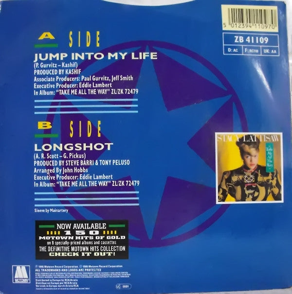 Stacy Lattisaw - Jump Into My Life - Used Vinyl Record 7" image 2